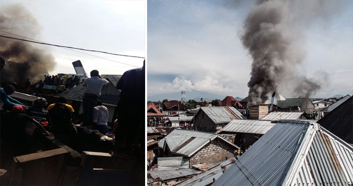 At Least 25 killed As Aircraft Crashed Onto Buildings Shortly After Takeoff