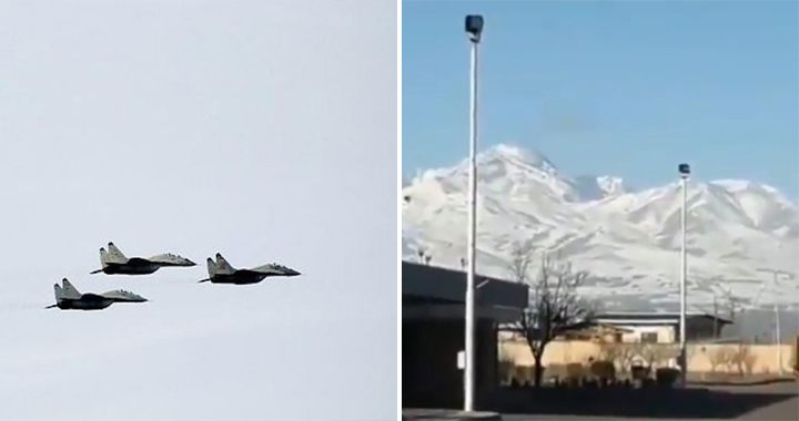 Iran Air Force MiG-29 Fighter Jet Crashes Near Mount Sabalan Killing Two Pilots
