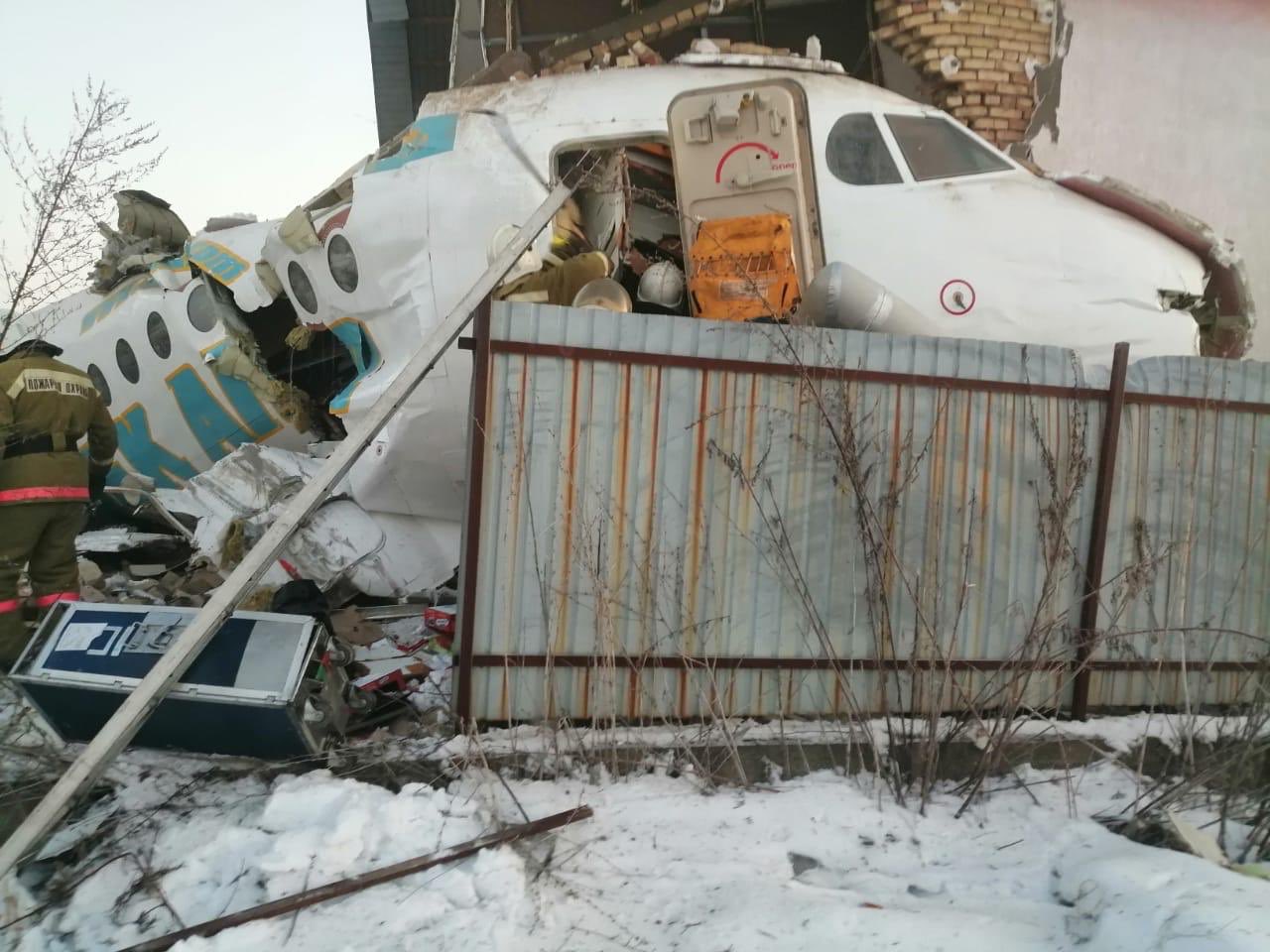 Bek Air Plane Carrying 101 Passenger Crashes After Take-Off In Kazakhstan