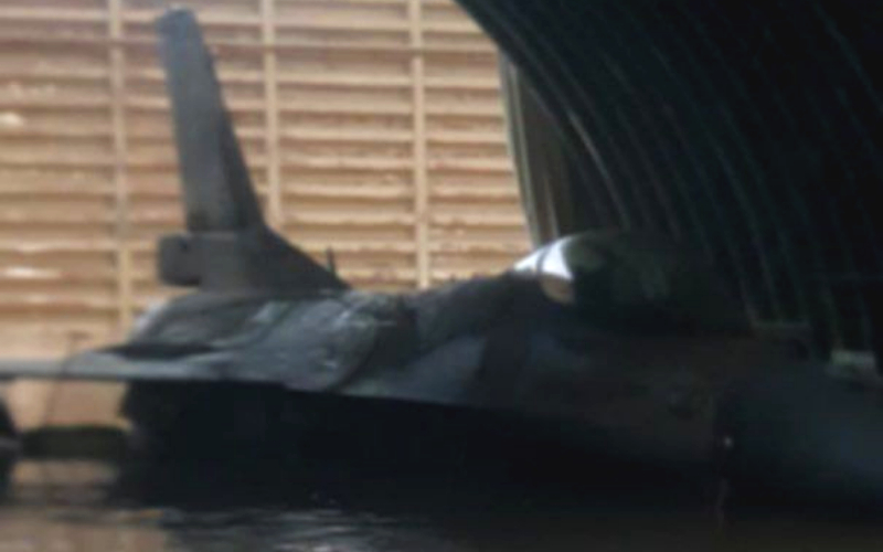 Eight Israel Air Force F-16 Fighter Jets Damaged During Flood At Hatzor Airbase
