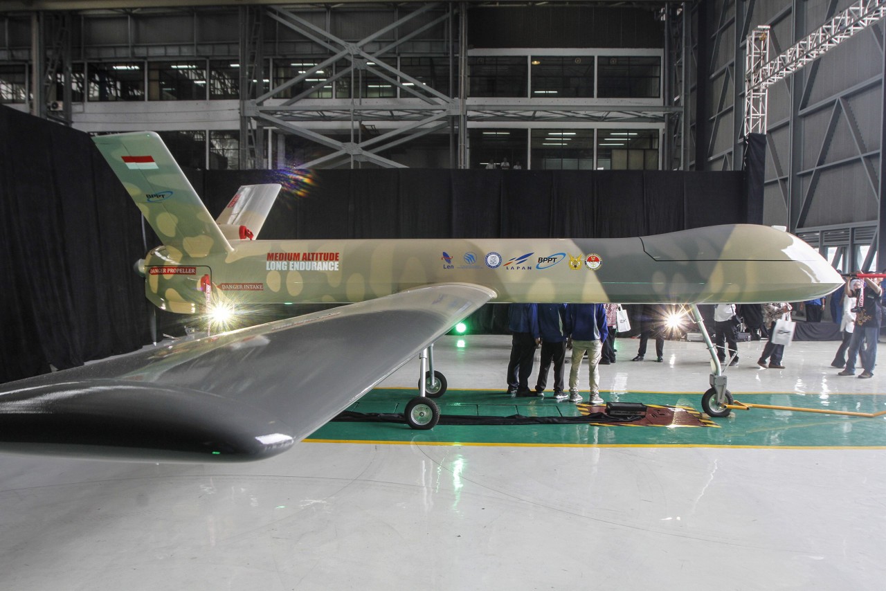 Indonesia Unveiled Prototype Of First Indigenous Strike-Capable MALE Drone