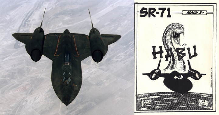 How Worlds Fastest Plane SR-71 Blackbird HABU Logo Was Conceived