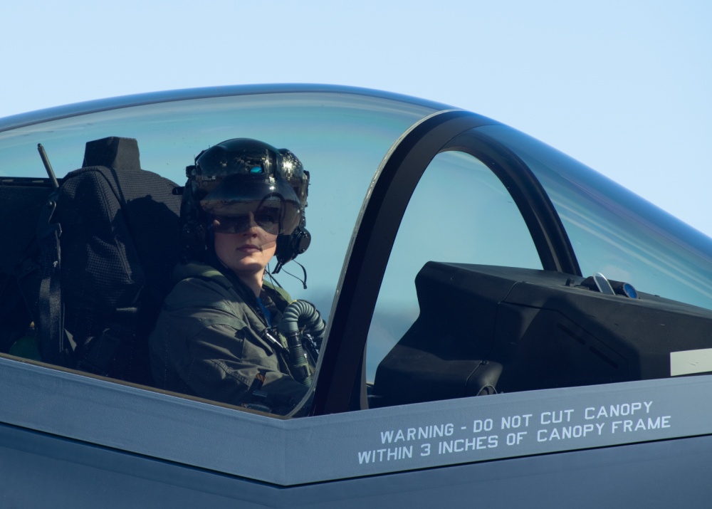 Captain Kristin “Beo” Wolfe Becomes First Female F-35A Demo Team Pilot