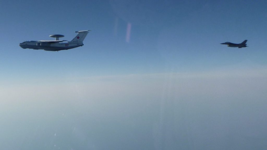 Belgian Air Force F-16 Fighters Jets Intercepted Russian A-50 & AN-26 Aircraft