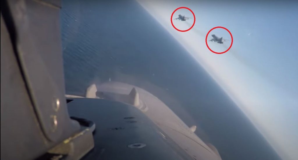 Cockpit Footage Shows Belgian F-16 Intercepting Russian Jets Buzzing USS Donald Cook Destroyer In The Baltic Sea