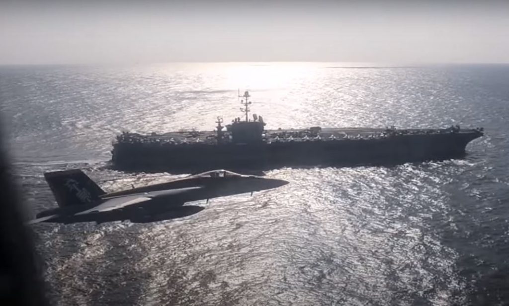 Russia Releases Video Showing Russian Navy Il-38 Buzzing U.S. Aircraft Carrier In The Pacific 