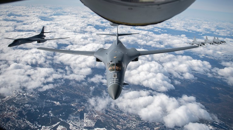 B-1B World Tour: U.S. Air Force Bombers Fly Over Sweden For First Time