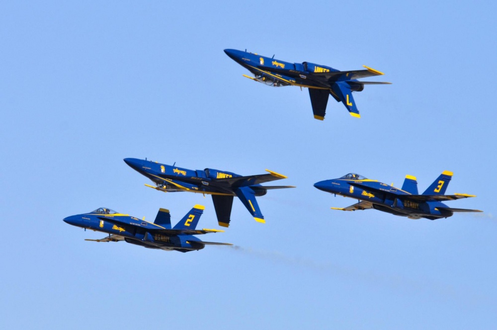 Video Shows Drone Flying Dangerously Close To Blue Angels Jets In Detroit