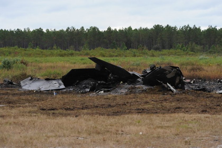 U.S. Air Force F-22A Raptor Crashes Near Eglin Air Force Base