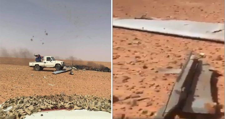 Libyan National Army Shot Down Military Drone In A Friendly Fire