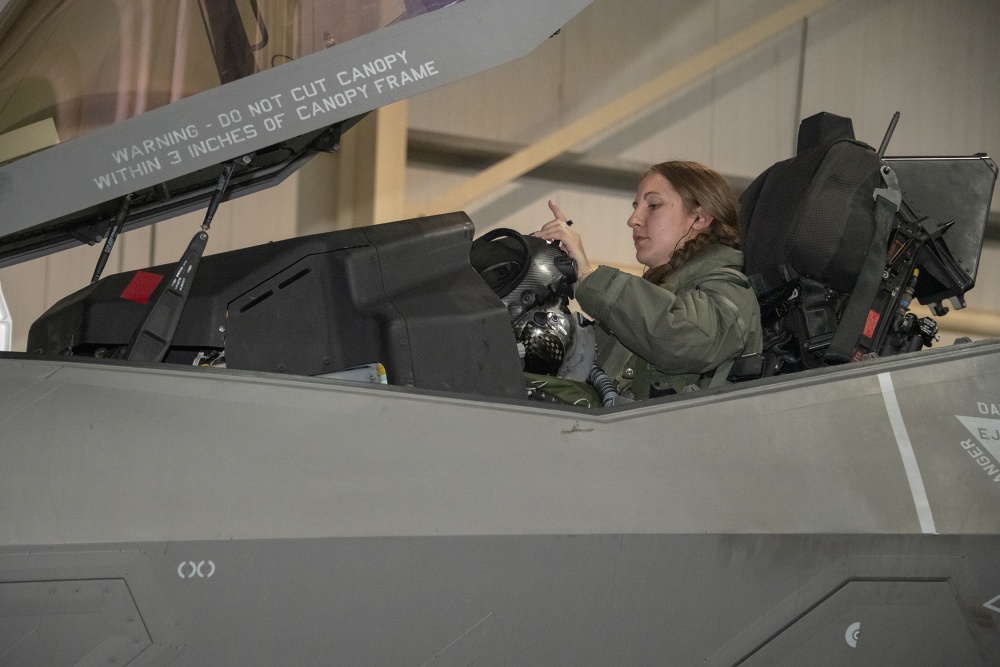 Callsign Banzai: U.S. Air Force First Woman To Fly F-35 Fighter Jet In Combat