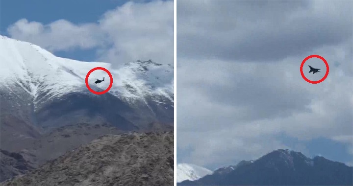 Alleged Photos Shows IAF Deploys New AH-64E Apache Attack Helicopters & Upgraded MiG-29 Fighter Jet In Ladakh