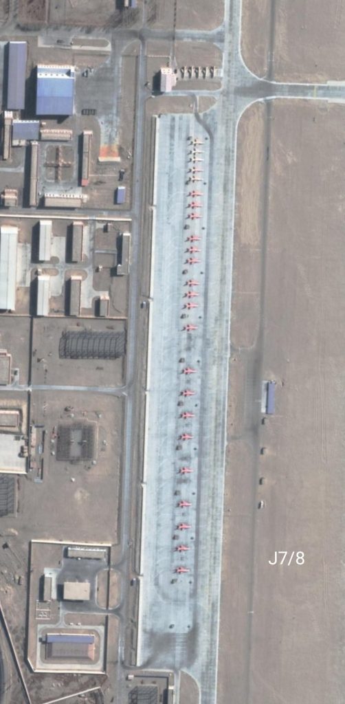 Satellite Imagery Shows PLAAF Fighter Jets Deployment Along The LAC