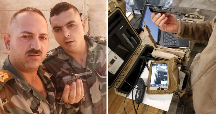 Syrian Army Troops Captured U.S. military Black Hornet Nano Spy Drone