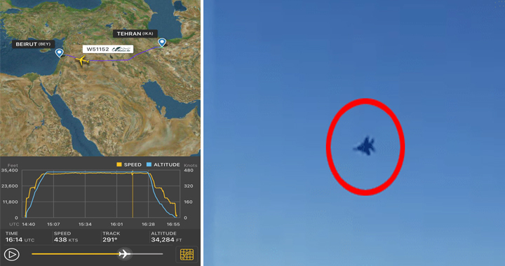 U.S. Air Force F-15s Intercepted Iranian Airliner Flying Near U.S. Base In Syrian Airspace