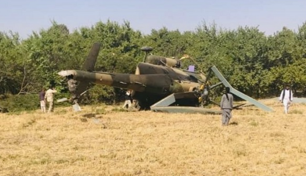 Afghan National Army Mil Mi-17 Helicopter Crashes In Takhar While Landing 