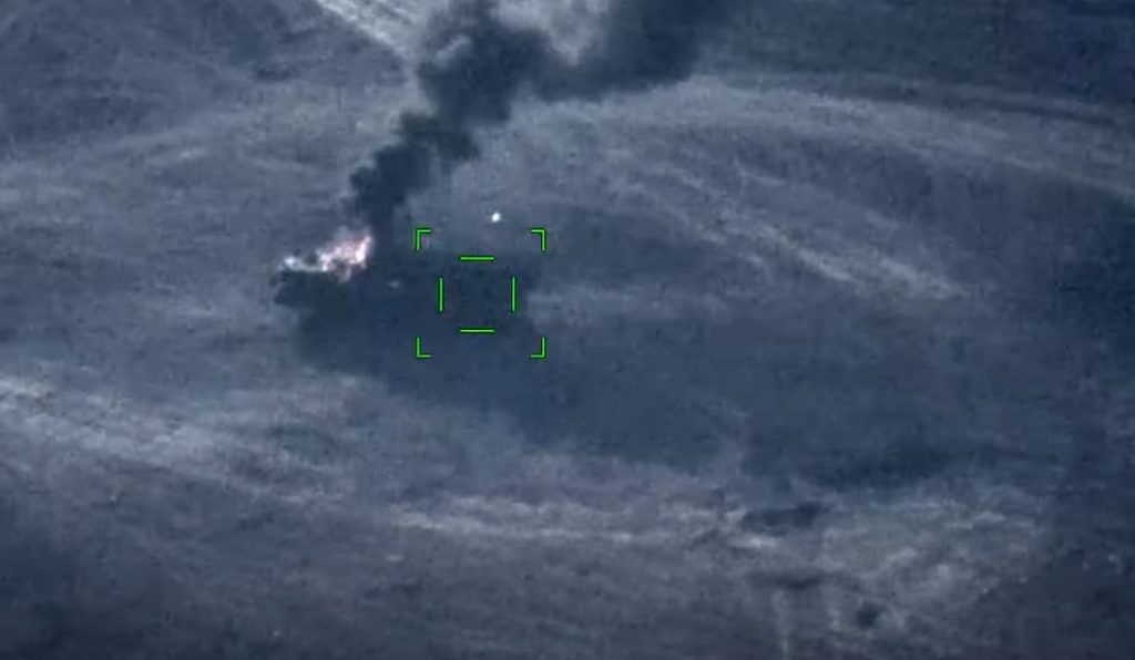 Watch: Azerbaijan Air Force Destroys Armenia’s Smerch Missile Used In Barda Missile Attacks