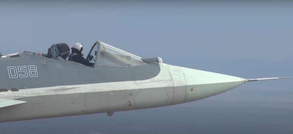 Russia Flew Su-57 Stealth Fighter Jet Without A Canopy