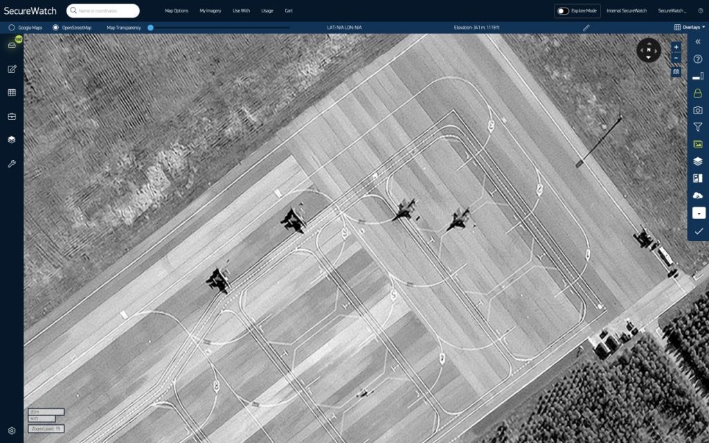 Satellite Image Shows Turkish F-16 Fighter Jets Relocated To A New Base In Azerbaijan 