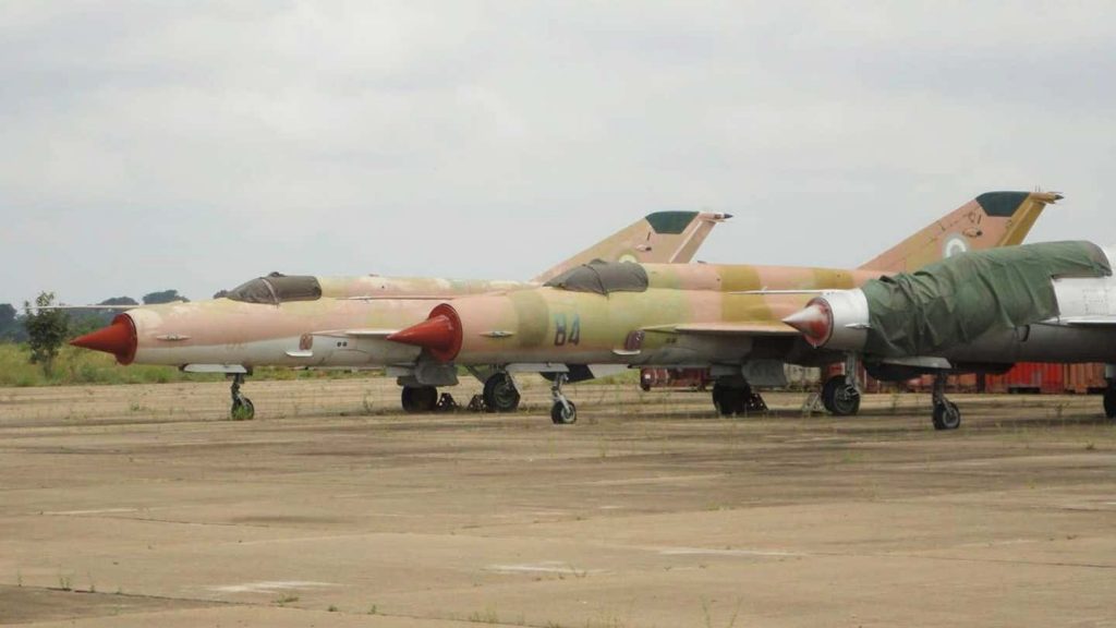 Nigerian Air Force’s Twenty MiG-21 Fishbed Fighter Jet Is Up For Sale
