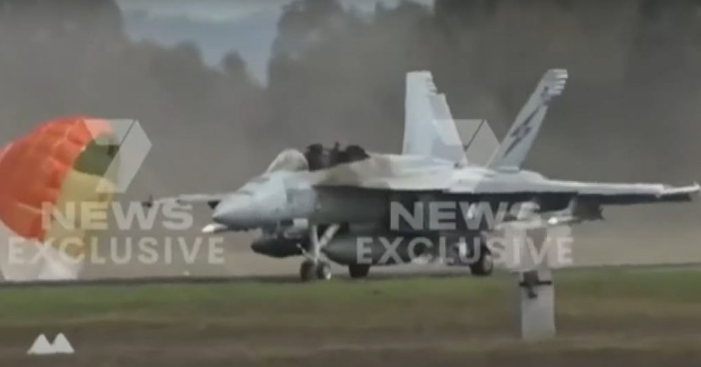Two Pilots Forced To Eject After RAAF F/A-18F Super Hornet Suffered A Low-Speed Runway Excursion