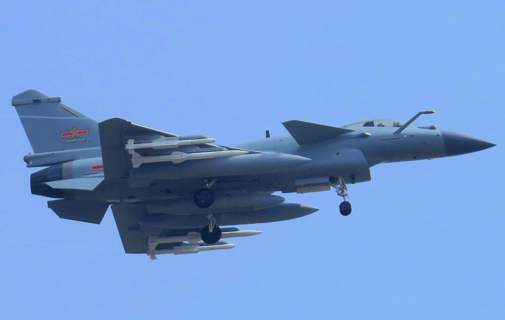 PLAAF J-10C Fighter Jet Spotted Carrying Four PL-15 air-to-air Missile For The First Time