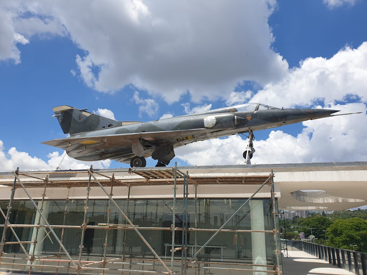 What That Mirage III Fighter Jet Is Doing On Top Of A Building In Sandton