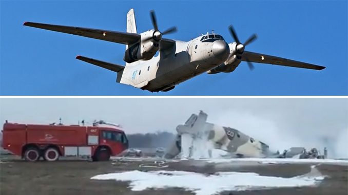 Kazakhstan Border Guards Antonov An-26 Crashed At Almaty Airport, Killing Four