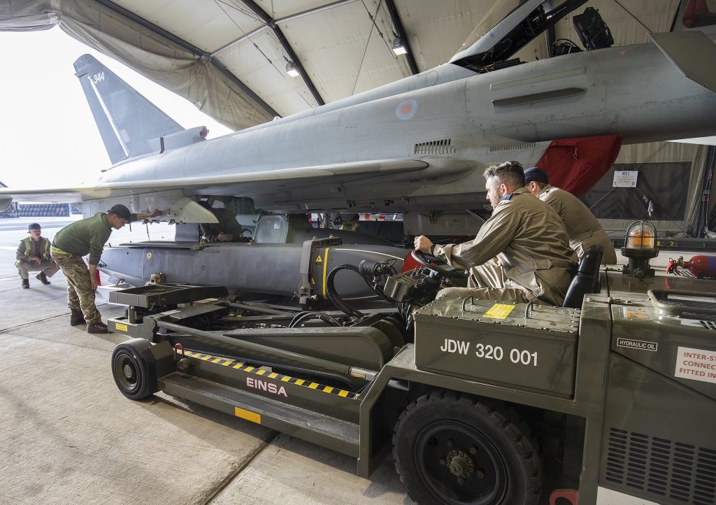 Royal Air Force Typhoon Used Storm Shadow Cruise Missiles For The First Time In Combat