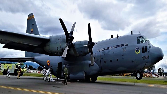 Colombian Air Force C-130 Suffered Hydraulic Failure at Bogotá Airport