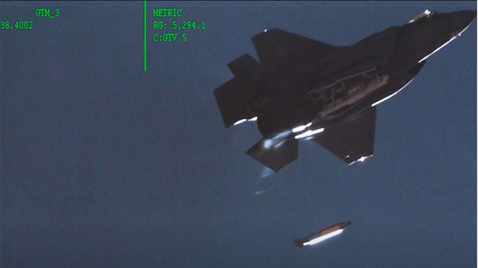 Declassified Video Shows F-35 Dropping A Dummy Thermonuclear Bomb