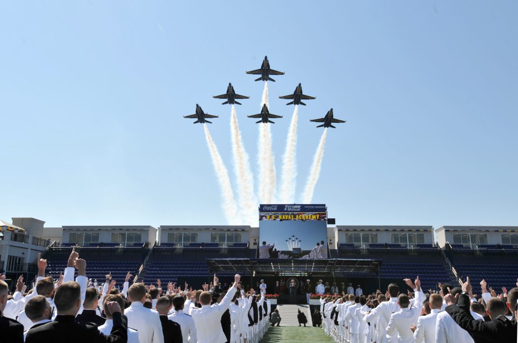 Blue Angels To Fly Over Annapolis For Naval Academy Commissioning