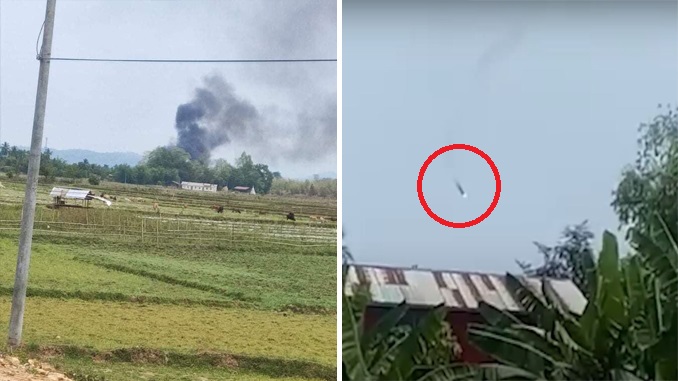 Myanmar Army Helicopter Shot Down by Kachin Independence Army