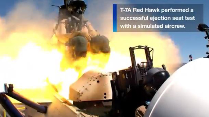 Shocking Footage Shows Two Pilots Blasting Out Of A T-7A Red Hawk