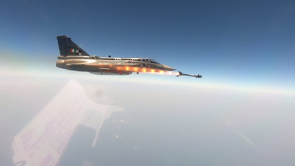 IAF’s LCA Tejas Cleared To Carry Python-5 Air-to-air Missile