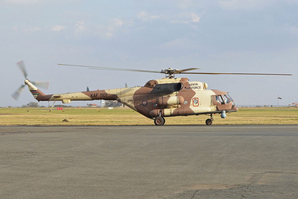 Kenya Air Force Mi-171E Helicopter Crashes Killing 10 Onboard 