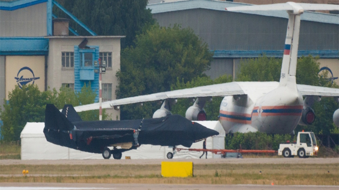 Russia’s New Stealth Fighter Jet Spotted Near Moscow