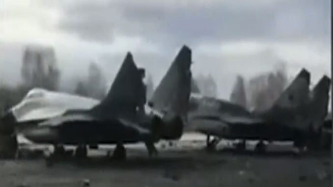 6 Ukrainian MiG-29 Fighter Jet Destroyed in Russian Missile Strike