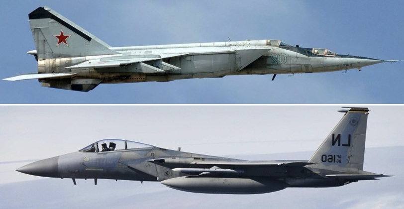Nogle gange nogle gange Perle Såkaldte When MiG-25 Foxbat Shot Down F-15 Eagle - Fighter Jets World