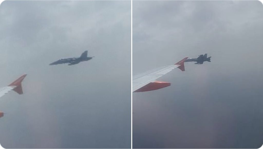 Easyjet Plane Intercepted By F-18 Fighter Jets After Bomb Hoax