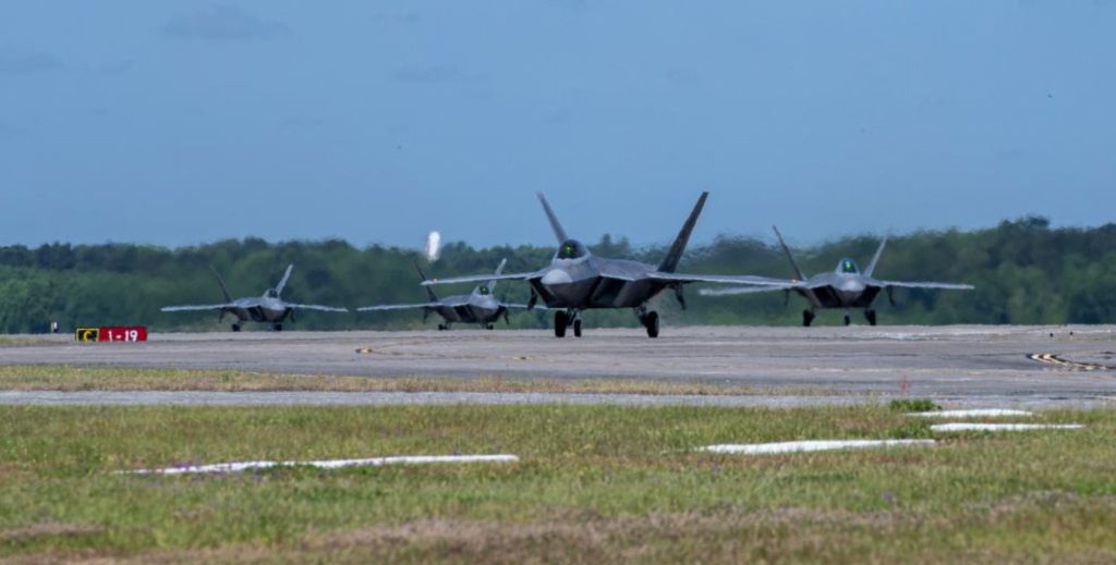  U.S. Air Force Sends F-22 Raptors to Poland 
