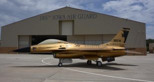Gold F-16: Iowa ANG Unveils Golden F-16 Celebrating the 50th Anniversary