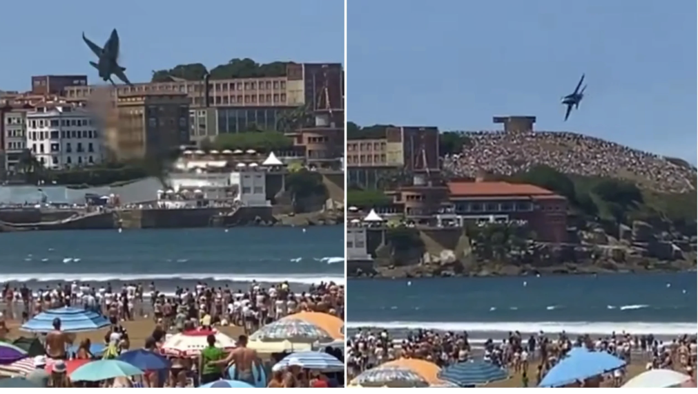 Watch: Fighter Jet Nearly Crashes Into Crowd During Airshow
