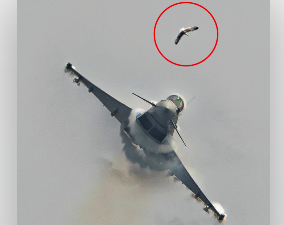 Jaw-dropping Moment Bird Smashes Into Cockpit of Eurofighter Typhoon