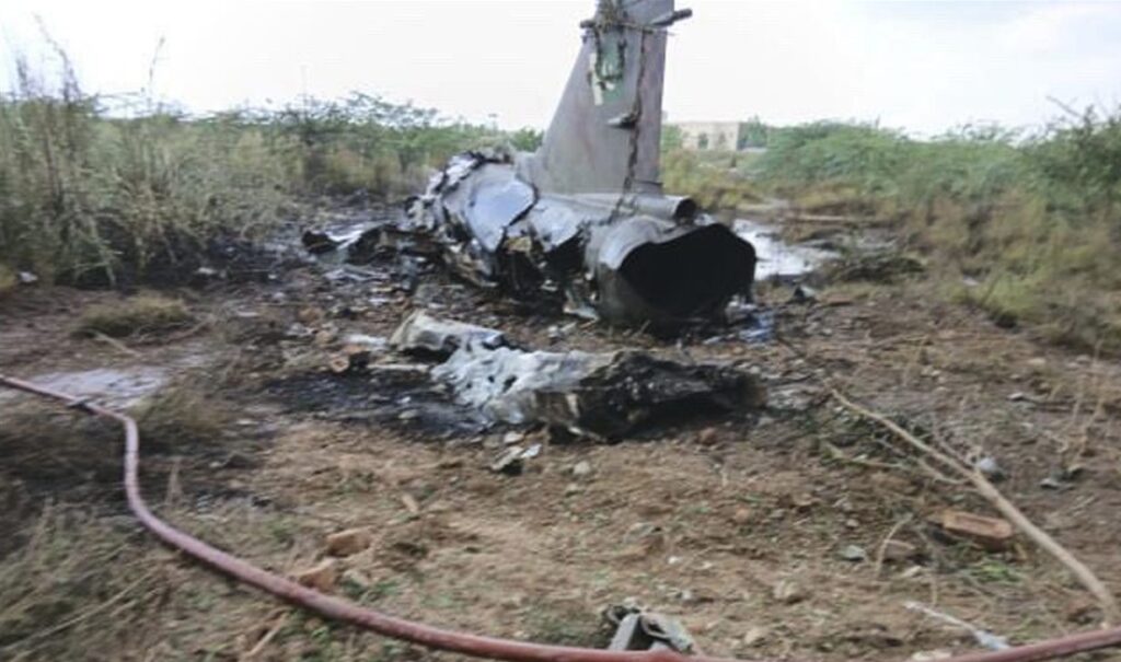 PAF Mirage III Fighter Jet Crashes in Sargodha